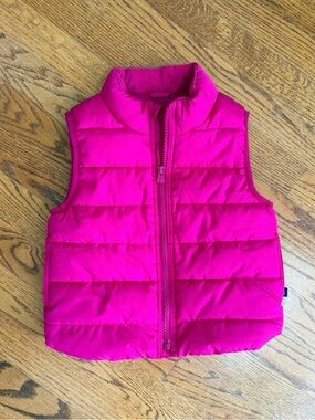 GAP Hot Pink Quilted Puffer Vest for Kids